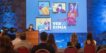 La ministra Mariana Juri explicó el programa Puntos Vendimnia.