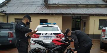 Recuperaron motocicleta robada en Oberá.