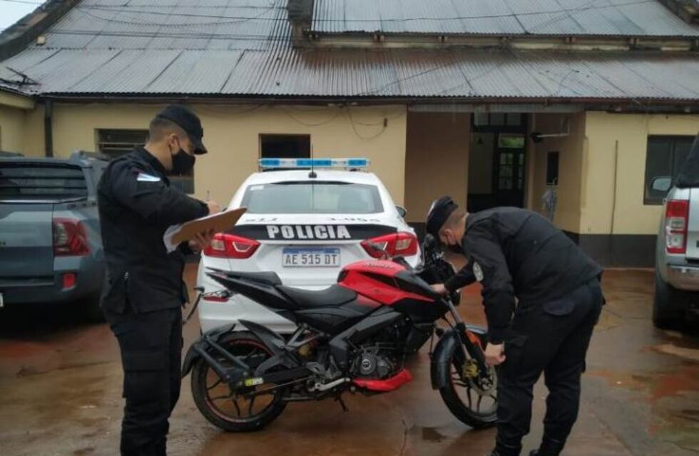 Recuperaron motocicleta robada en Oberá