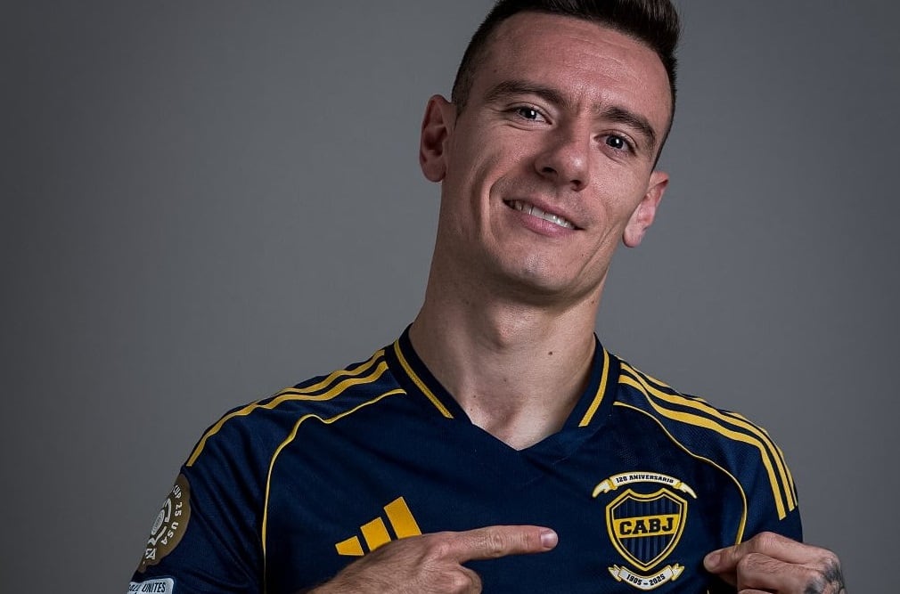 Malcom Braida, volante de Boca. (Prensa Boca)