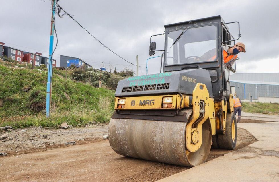 Ushuaia: el Municipio realiza trabajos de recuperación vial