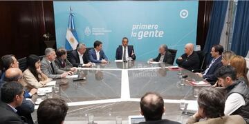 Daniel Scioli reunido con empresarios industriales sanjuaninos
