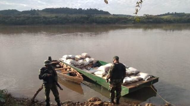 La incautación fue producto de dos operativos de Prefectura Naval Argentina.