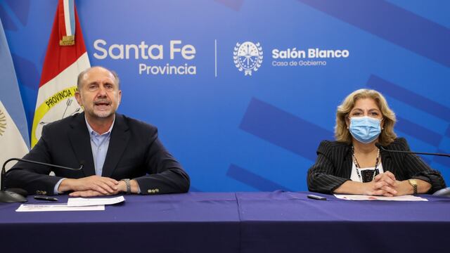 Omar Perotti y Sonia Martorano