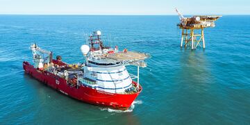 Funcionarias provinciales visitaron la plataforma offshore.