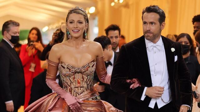 Ryan Reynolds y Blake Lively en la Met Gala