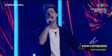 Kevin Castarlenas, otro mendocino que pasó por La Voz Argentina.
