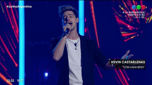 Kevin Castarlenas, otro mendocino que pasó por La Voz Argentina.
