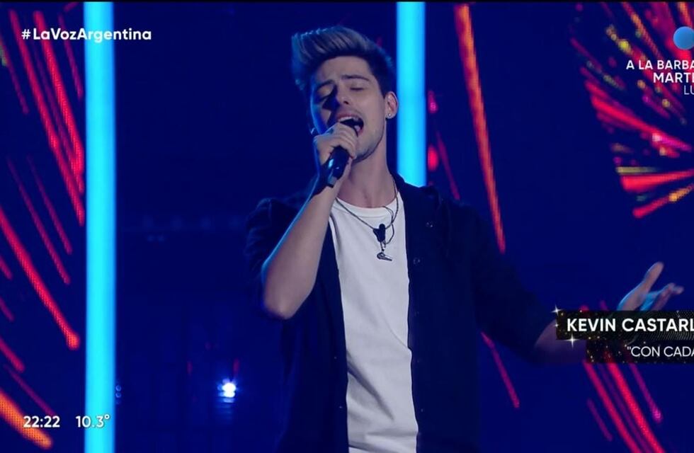 Kevin Castarlenas, otro mendocino que pasó por La Voz Argentina