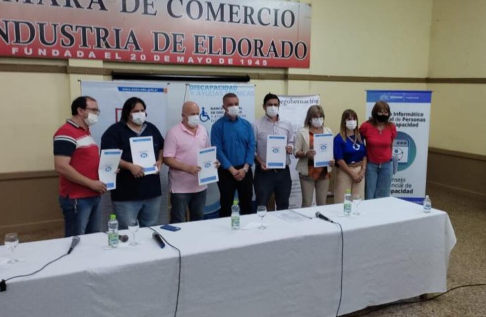 Convenio para desarrollar un registro informático de personas con discapacidad en Eldorado