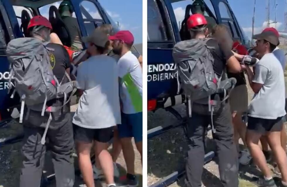 Dos turistas sufrieron un grave accidente en un parapente en el Cerro Arco en Mendoza