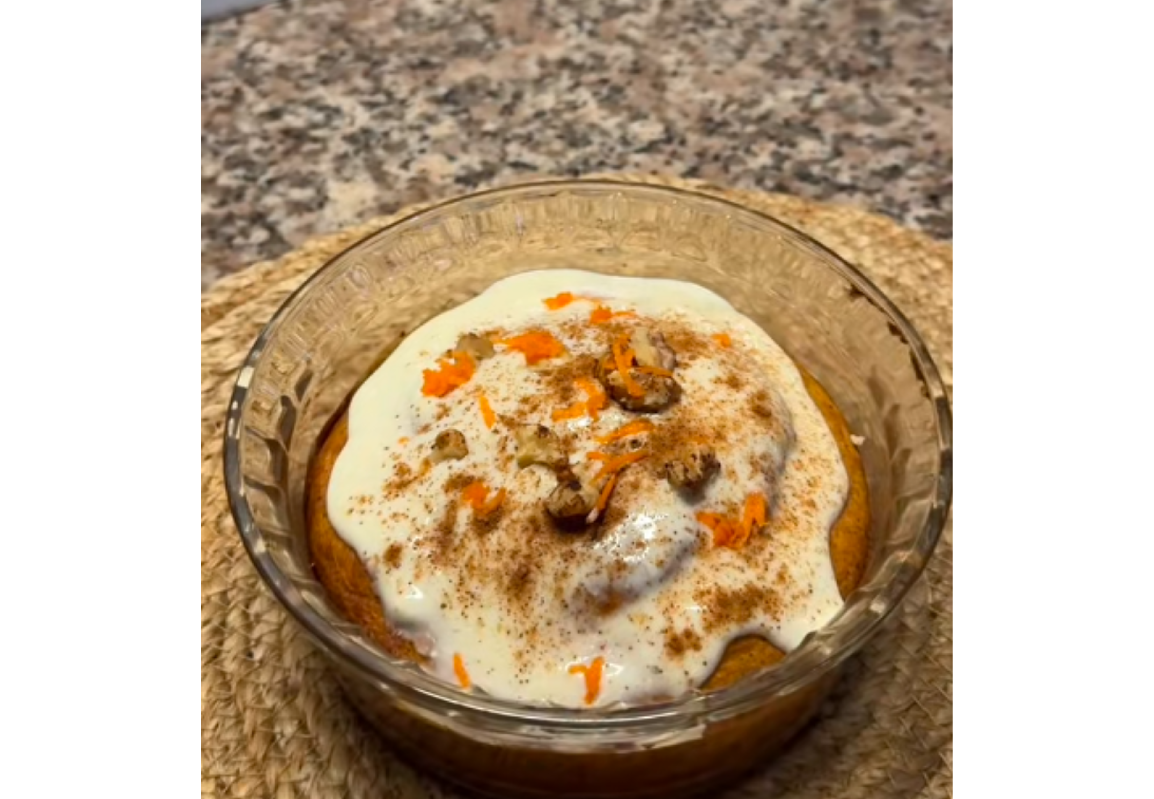 Esta carrot cake es muy sencilla de hacer.