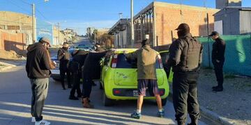 El secuestro se realizó en el centro de Caleta Olivia.