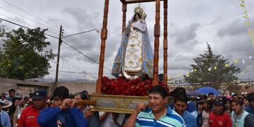Se empezó el rezo de la novena el 24 de enero a las 19.