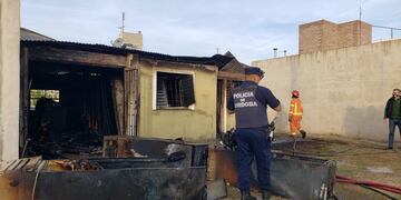 Incendio en Monte Cristo. (Gentileza Boomerang.net)