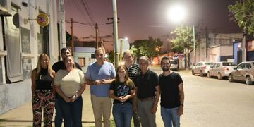 Habilitaron la nueva iluminación LED en Av. Brasil