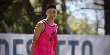El defensor Paolo Goltz cuando jugaba en Gimnasia de La Plata. (@gimnasiaoficial)
