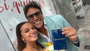 Matías Alé se casó con Martina Vignolo. (X)