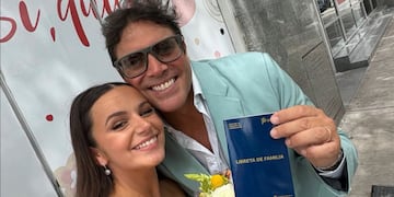 Matías Alé se casó con Martina Vignolo. (X)