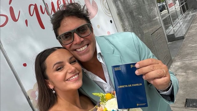 Matías Alé se casó con Martina Vignolo. (X)