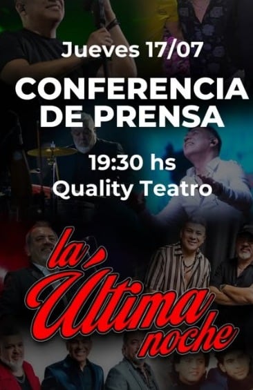 La Barra informó de una conferencia de prensa llamada "la última noche".
