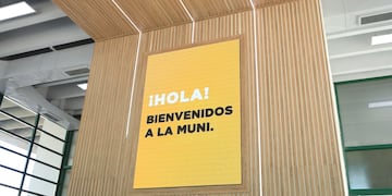 El renovado Hall de la Municipalidad de Rafaela
