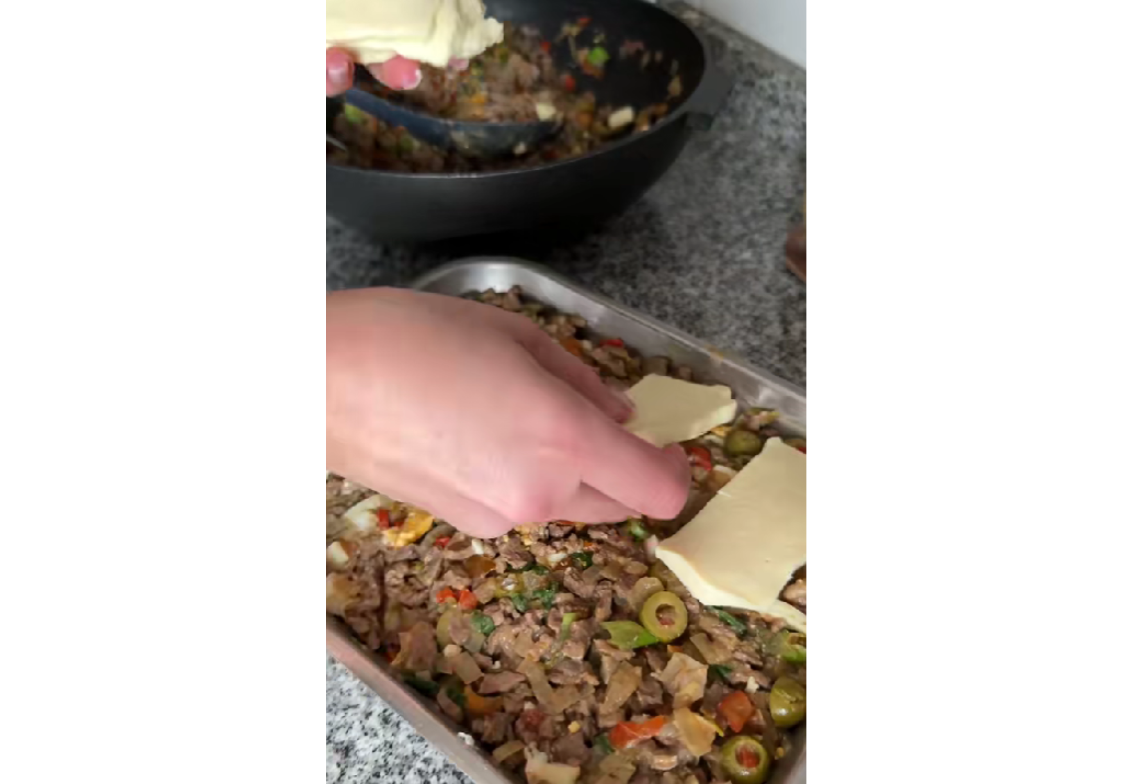 Este pastel de papas tiene un toque gourmet.