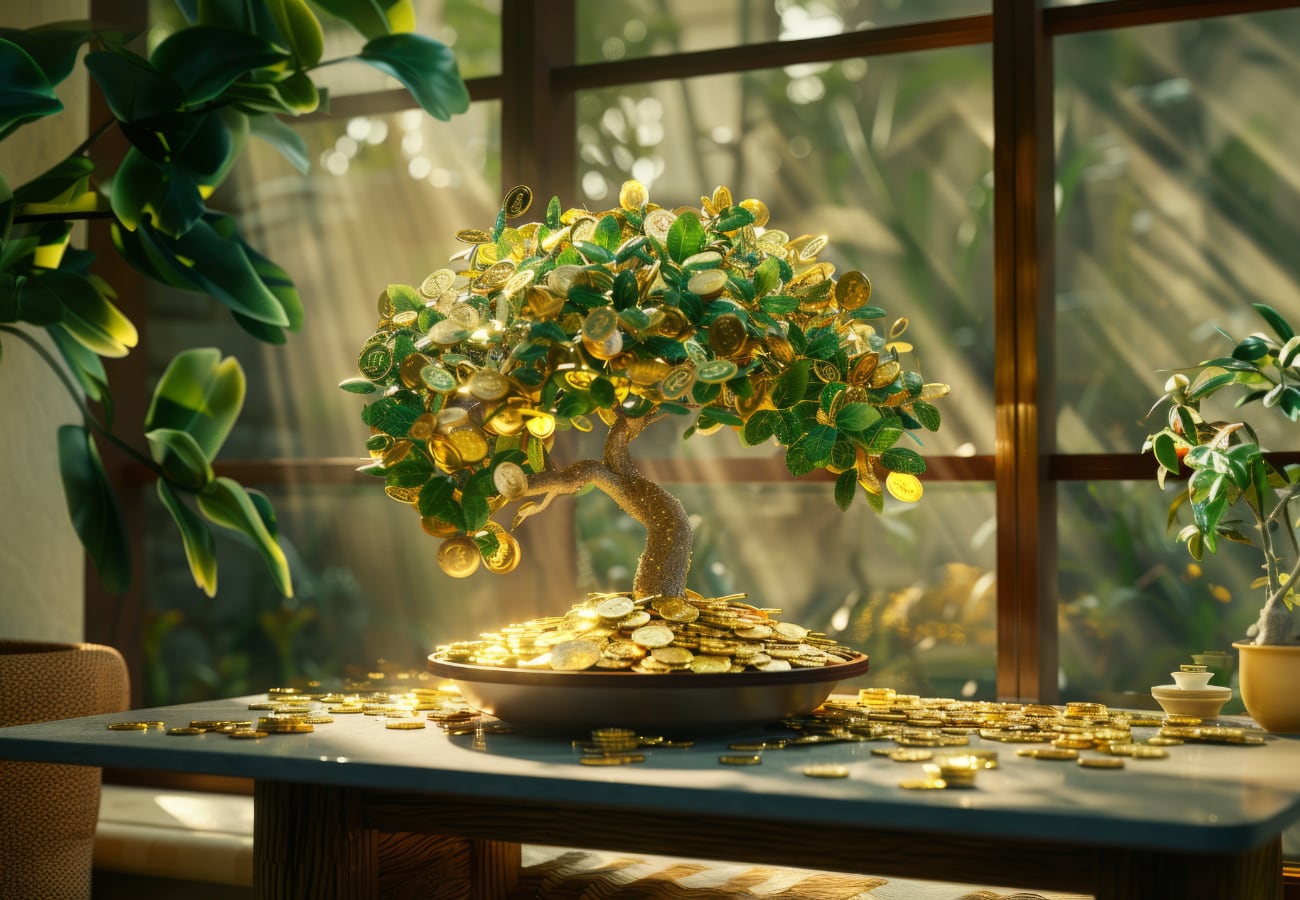 Dónde hay que poner plantas para atraer dinero, según el Feng Shui