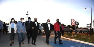 Manzur inauguró obras en Burruyacú.