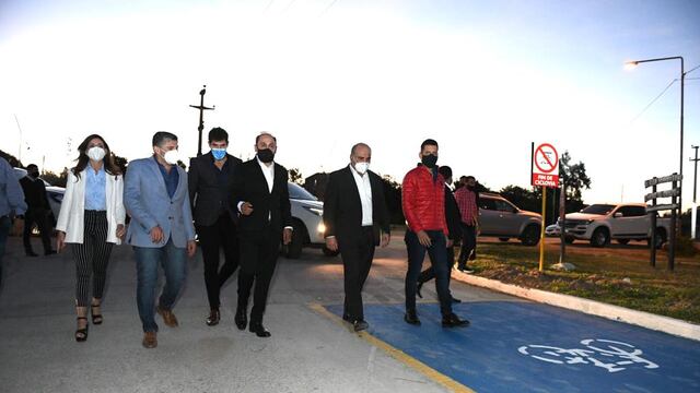 Manzur inauguró obras en Burruyacú.