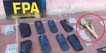 El elemento utilizado para meter drogas dentro del complejo carcelario, donde eran vendidas.