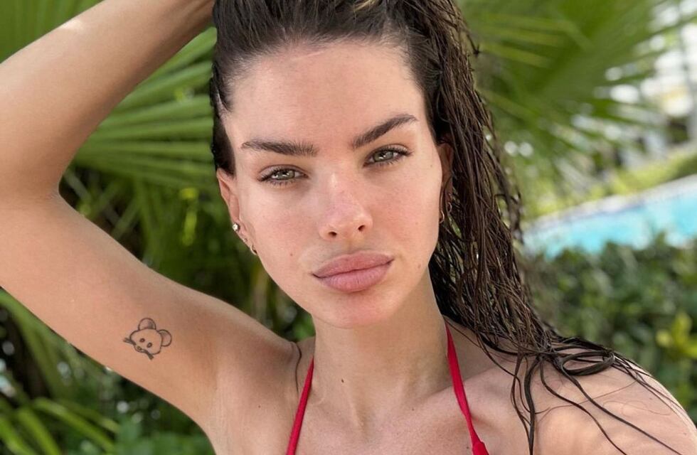 La China Suárez y su look mientras cargaba nafta en Miami