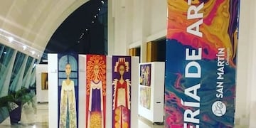El municipio ya cuenta con la primera galería de arte pública de San martín. Se encuantre en el Centro de Congresos Francisco. Gentileza MSM