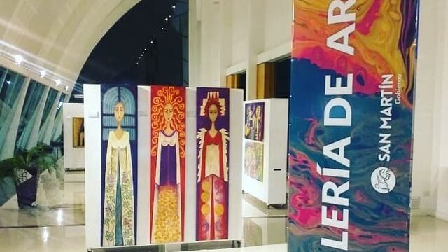 El municipio ya cuenta con la primera galería de arte pública de San martín. Se encuantre en el Centro de Congresos Francisco. Gentileza MSM