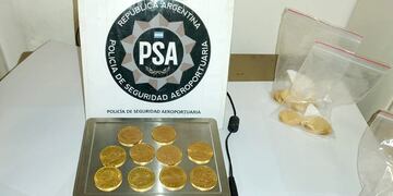 Aeroparque: secuestraron monedas de oro valuadas en más de 23 millones de pesos