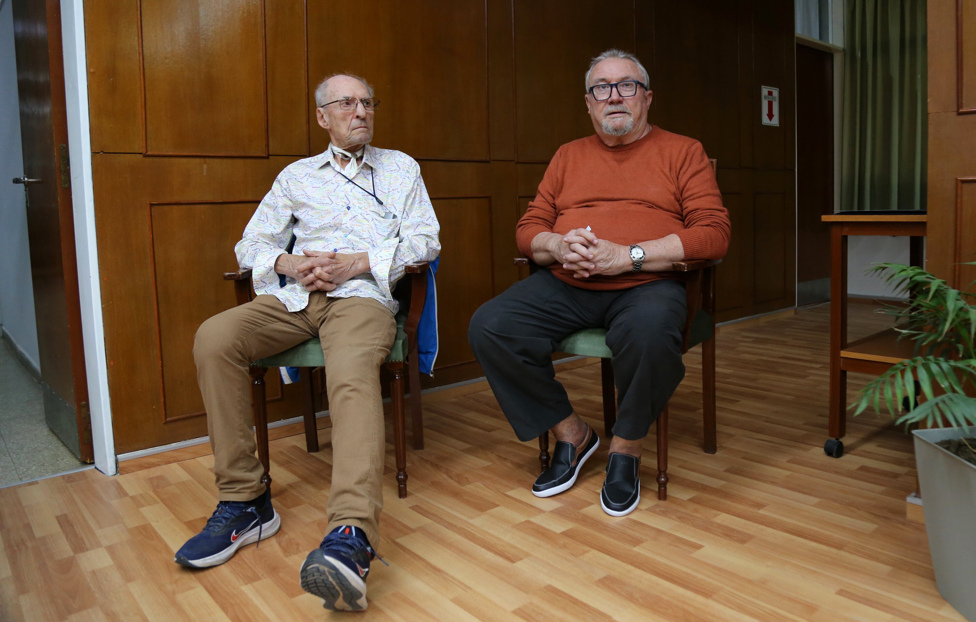 Amílcar "Kuky" Carena y Rodolfo "Fito" Enrico, dos rafaelinos distinguidos