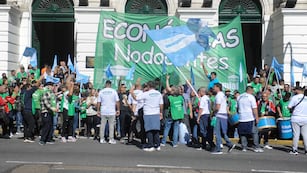 La marcha federal universitaria de este martes.