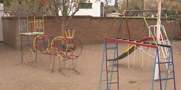 Los ladrones se llevaron cinco hamacas del patio del jardín.