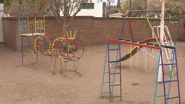 Los ladrones se llevaron cinco hamacas del patio del jardín.