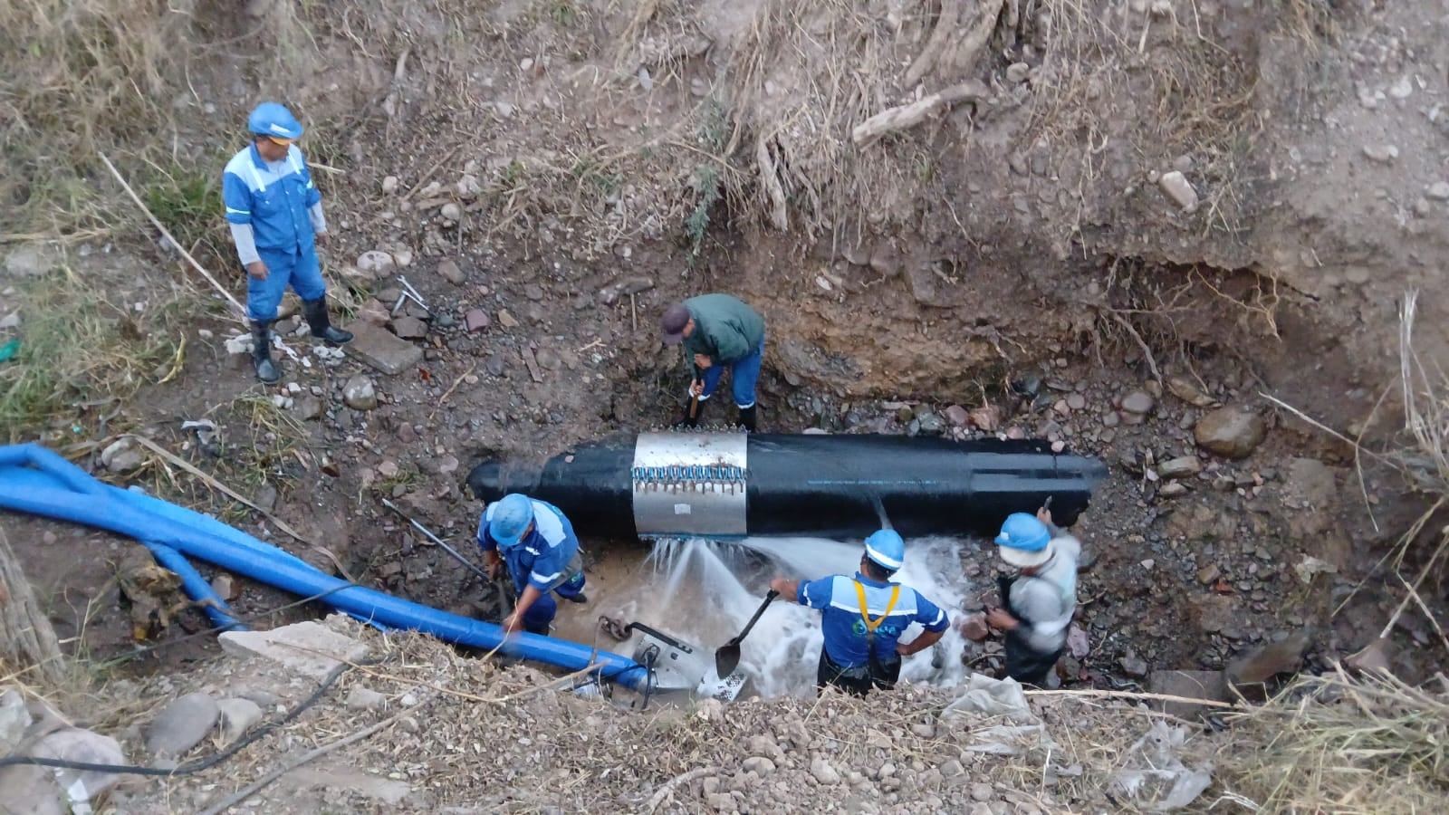 La obra de reparación del acueducto la ejecutará personal de Agua Potable de Jujuy.