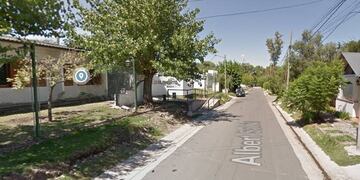 Se incendió un geriátrico en Argüello (captura Street View).