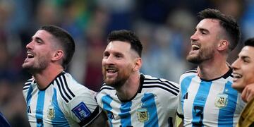 La selección de Messi, De Paul y compañía quiere hacer historia grande este domingo ante Francia. (AP).