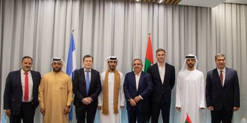 Jalil participó en la reunión con las autoridades de DP World