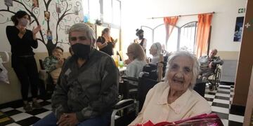 Roberta Torres, la sanluiseña que celebra sus 101 años.