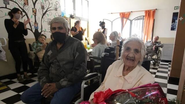 Roberta Torres, la sanluiseña que celebra sus 101 años.