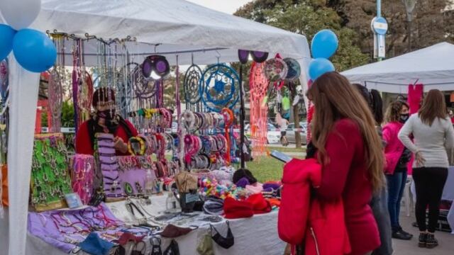 Feria de artesanos.