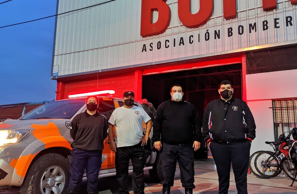 Bomberos de Arroyito se unen a la búsqueda de Guadalupe en San Luis