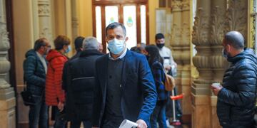 Eduarco Bali Bucca en el congreso de la nación Foto Federico Lopez Claro