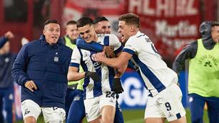 Gol de Ramón Sosa en el partido de Independiente contra Talleres (Prensa Talleres)