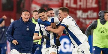 Gol de Ramón Sosa en el partido de Independiente contra Talleres (Prensa Talleres)